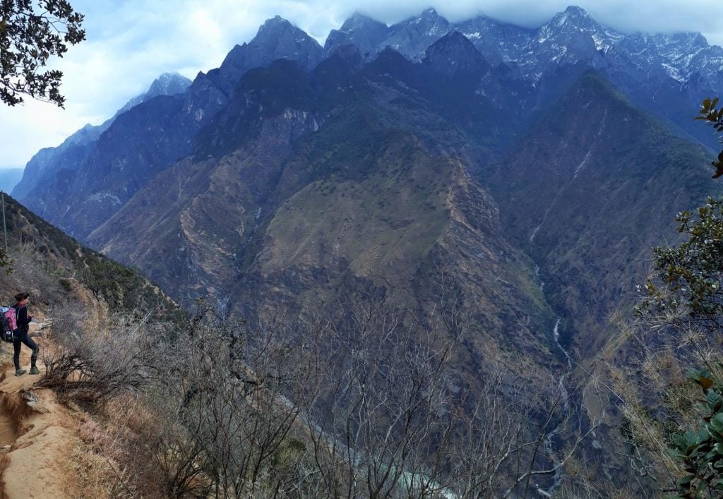 Hiking in Tiger Leaping Gorge China