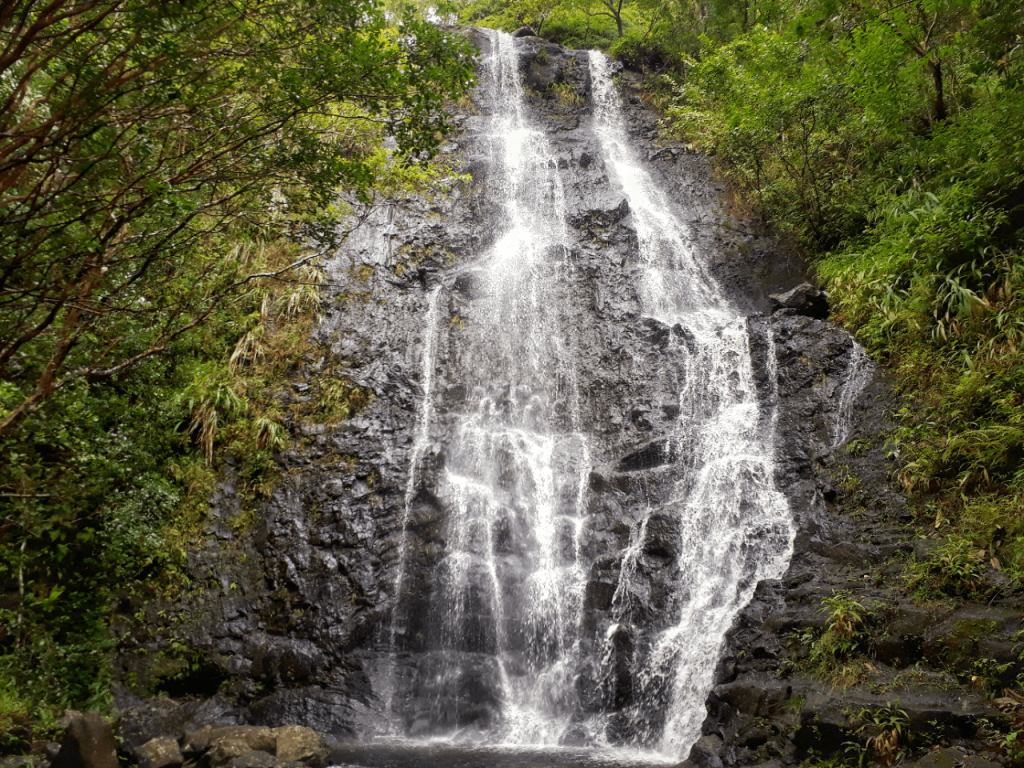 Kaau Trail waterfall