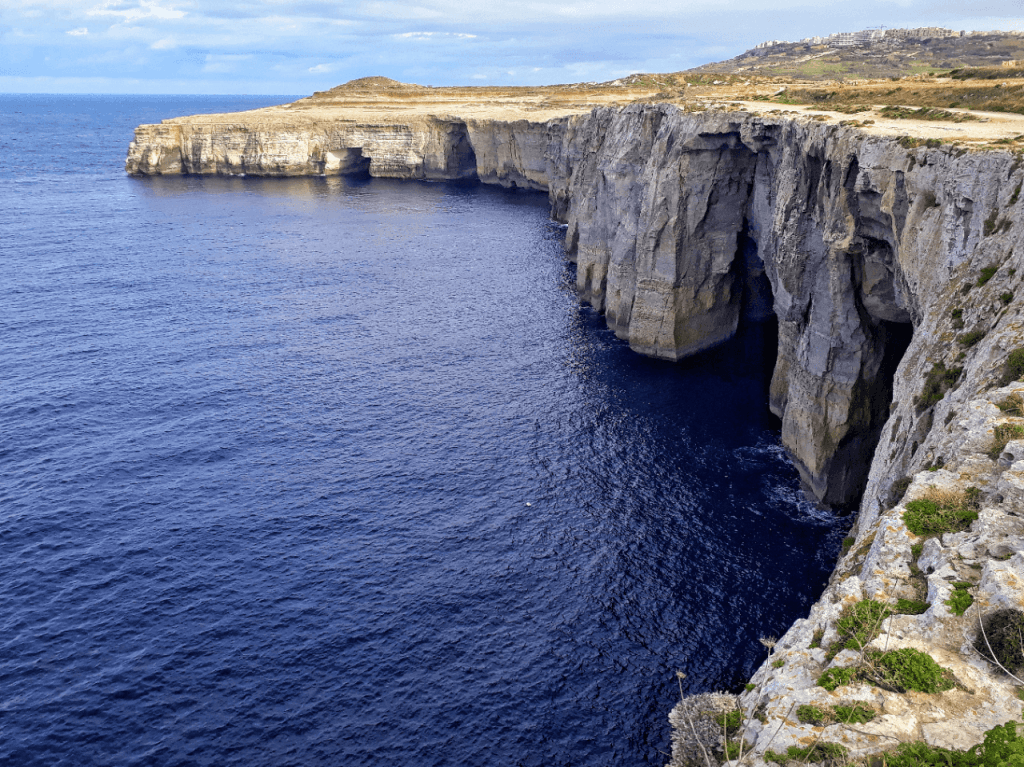 cliffs in malta