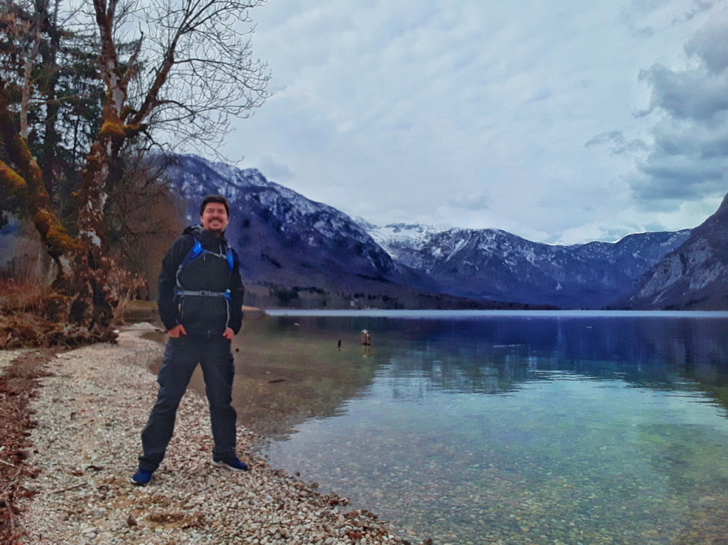 hiking slovenia lake bohinj